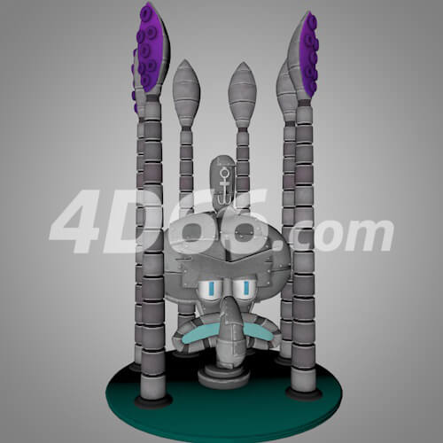 海绵宝宝游戏卡通角色C4D模型