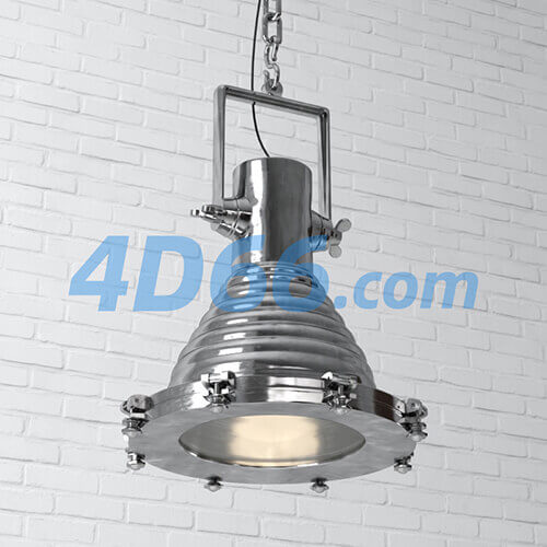 工业风吊灯灯具c4d模型