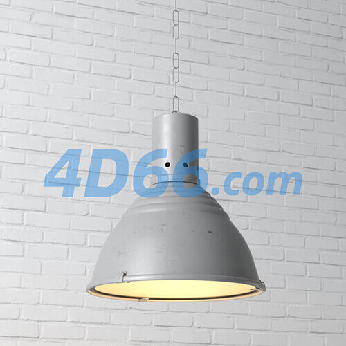 工业风吊灯灯具c4d模型