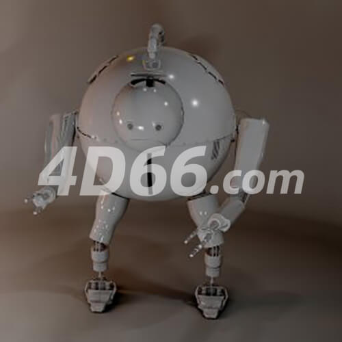 机器人c4d模型