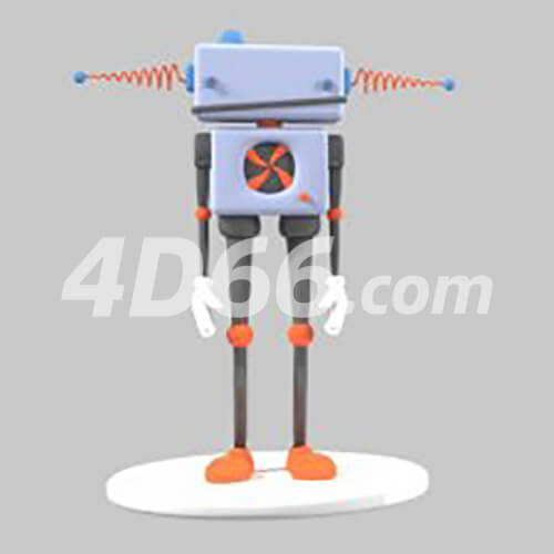 机器人c4d模型