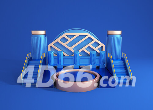 电商设计装饰元素C4D模型