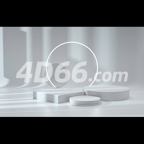 c4d场景模型,c4d电商场景模型,C4D简约大气场景模型