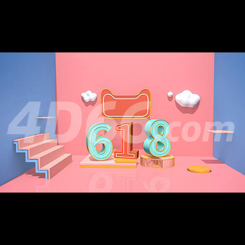 电商 618 banner模型