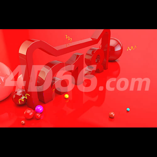 618活动图c4d电商模型