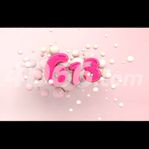  618活动图 618立体字海报模型 