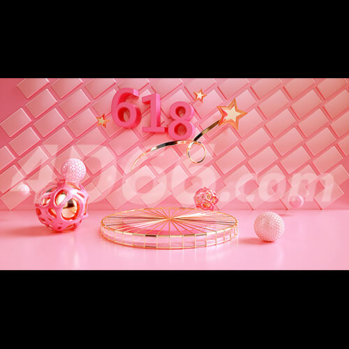  618狂欢盛典电商促销海报模型 