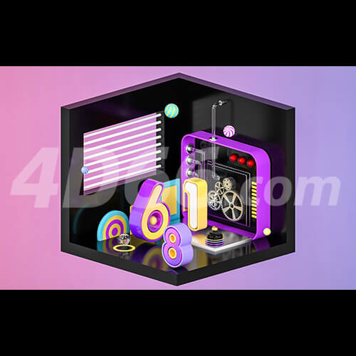 创意618小场景模型