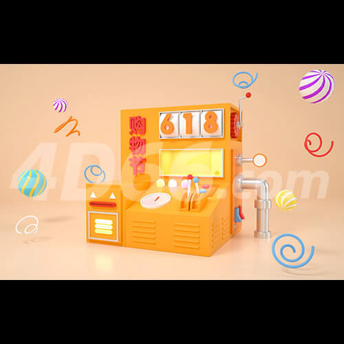  618摇奖机 电商场景模型 