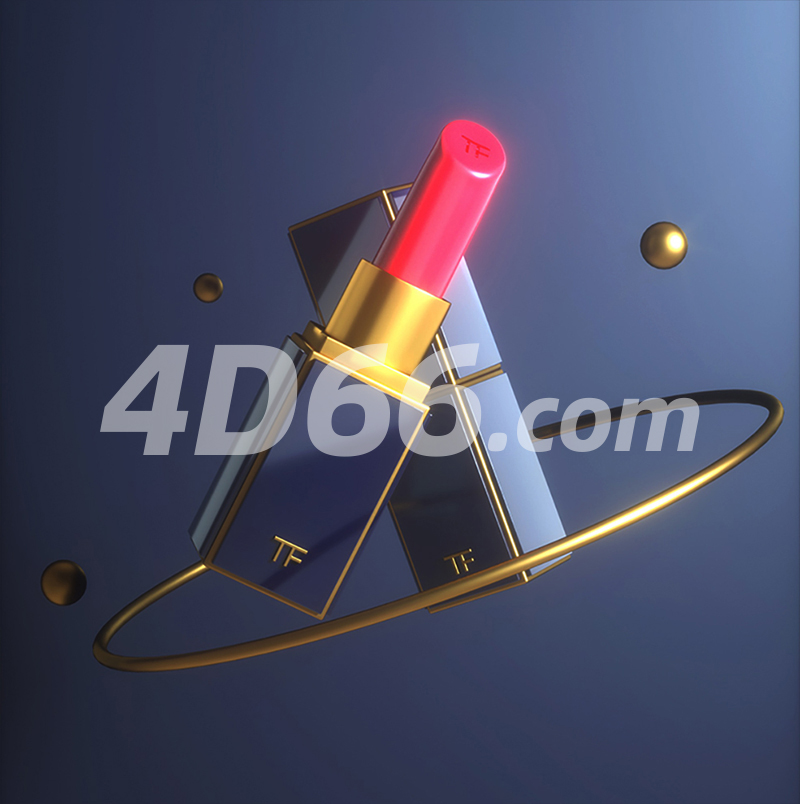 化妆品C4D模型Octane Render