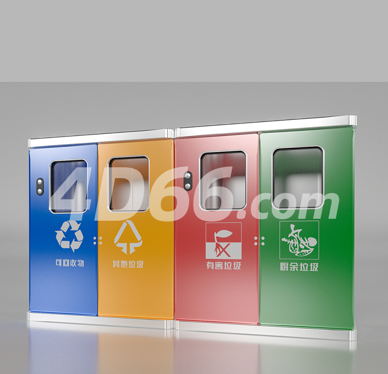 垃圾分类C4D模型