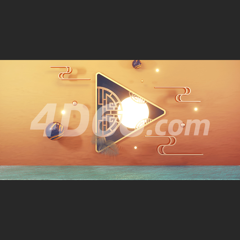 C4D电商场景模型下载