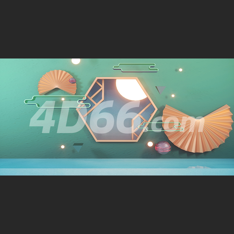 C4D电商场景模型下载