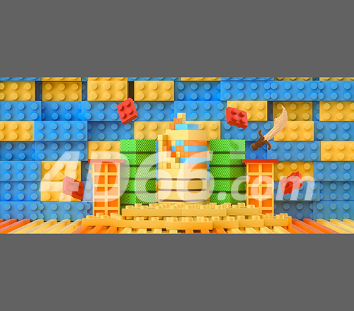 创意电商场景C4D模型