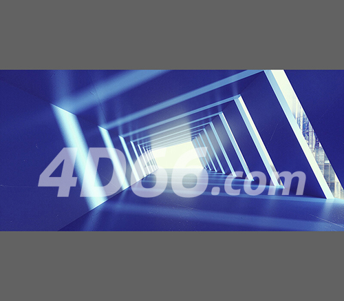 霓虹空间C4D模型OC渲染