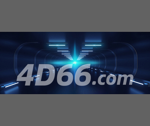 霓虹空间C4D模型OC渲染