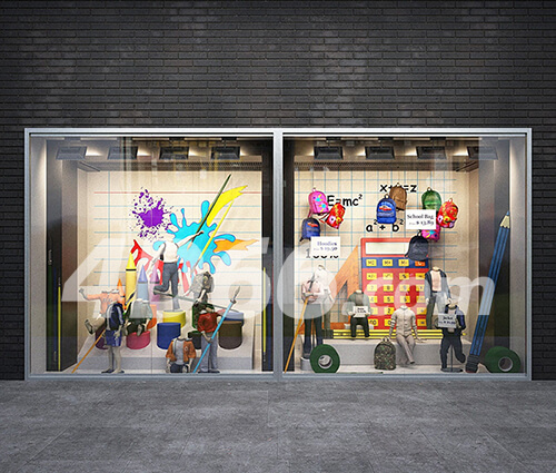 展示橱窗c4d模型