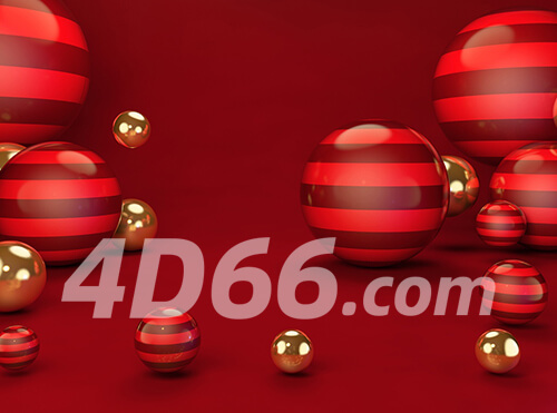 c4d电商模型双十一618活动促销场景简约元素模型几何模型