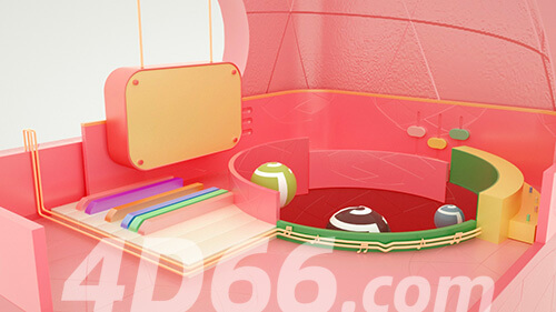 C4D电商场景模型工程