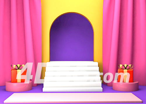 C4D电商场景模型工程