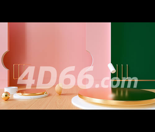 C4D电商场景素材