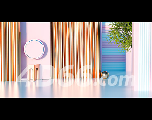 C4D电商场景素材