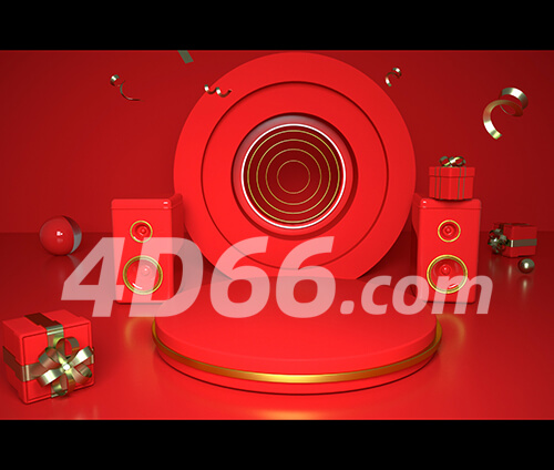 C4D电商场景素材