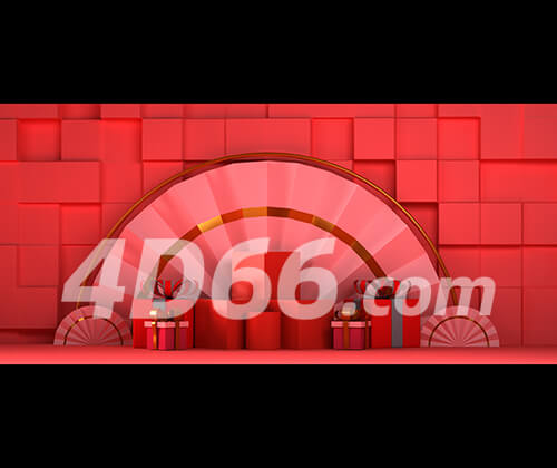 C4D电商场景素材