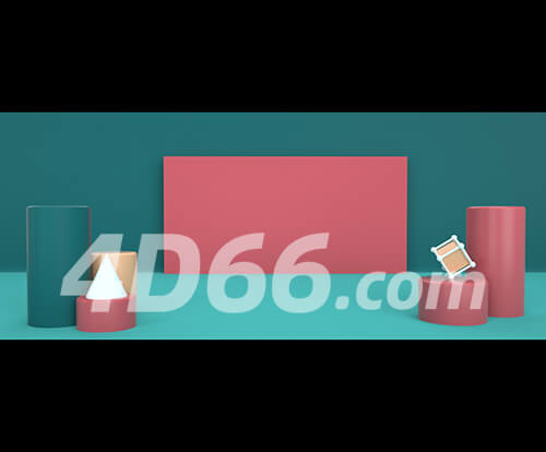 C4D电商场景素材