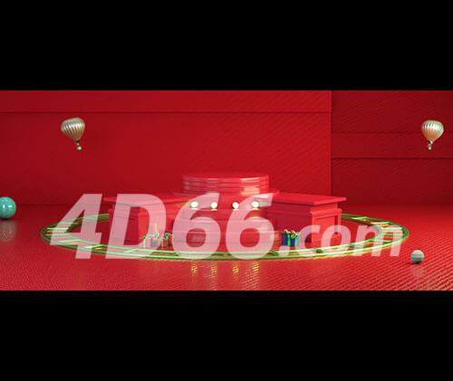 C4D电商场景素材