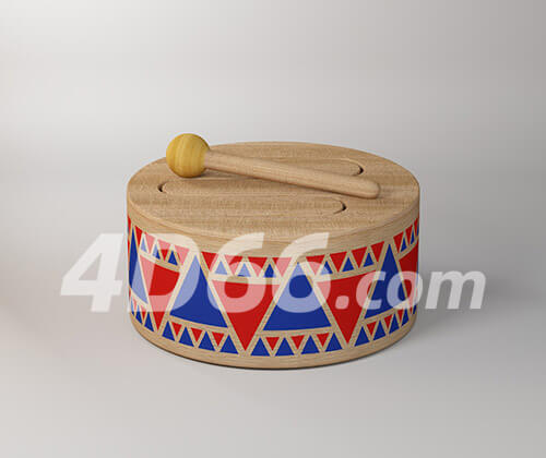 c4d儿童玩具模型