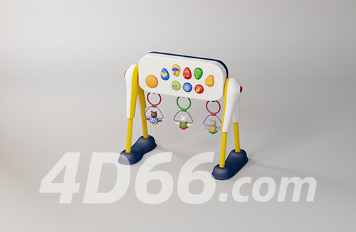 c4d儿童玩具模型