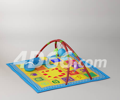 c4d儿童玩具模型