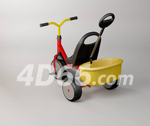 c4d儿童玩具模型