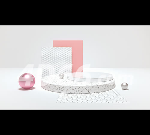 C4D舞台背景电商场景