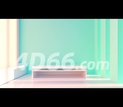 C4D舞台背景电商场景