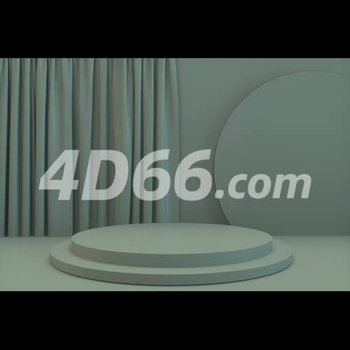 C4D舞台背景电商场景