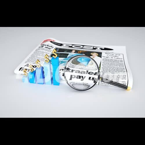 C4D金融金牛场景