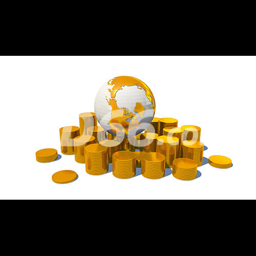 C4D金融金牛场景