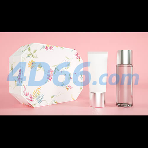 C4D化妆品护肤品场景建模(不含材质贴图,白膜)