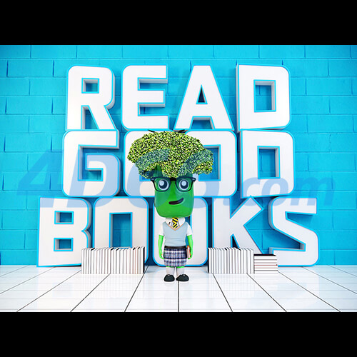 电商创意卡通运动人物C4D模型元素