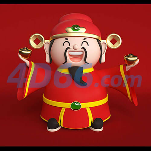 电商创意卡通运动人物C4D模型元素