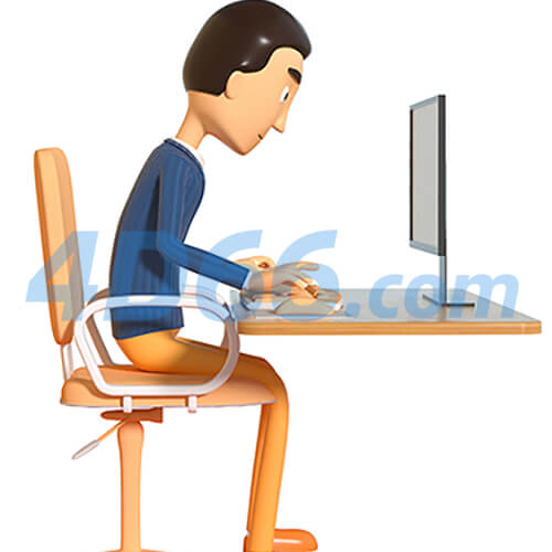 电商创意卡通运动人物C4D模型元素