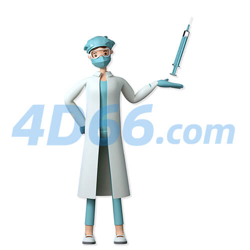 电商创意卡通运动人物C4D模型元素