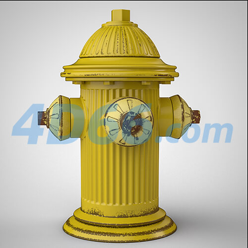 消防栓C4D模型