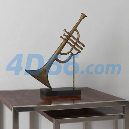 老古董老物件家居饰品小物件c4d模型01