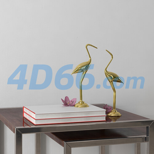 老古董老物件家居饰品小物件c4d模型05