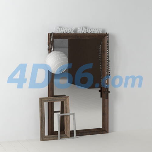 老古董老物件家居饰品小物件c4d模型11