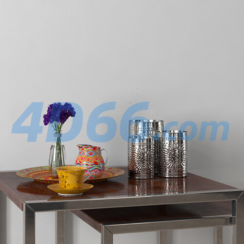 老古董老物件家居饰品小物件c4d模型12