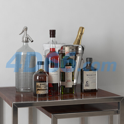 老古董老物件家居饰品小物件c4d模型15